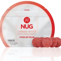 Nug – Sparkling Melon – 100mg Rosin Gummies