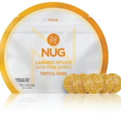 Nug – Tropical Guava – 100mg Rosin Gummies