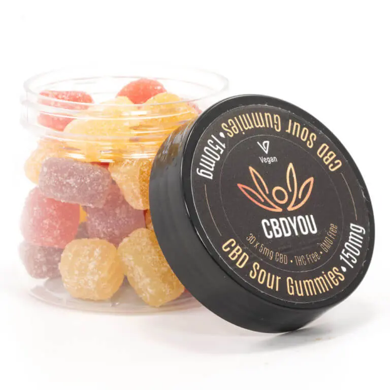 150mg CBD Infused Sour Gummies