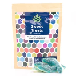 500mg THC Blue Raspberry Sharks