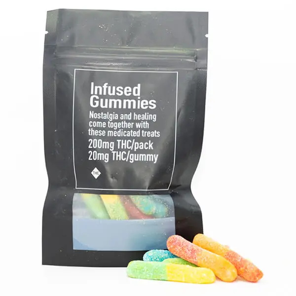 Gummy Worms 200mg THC