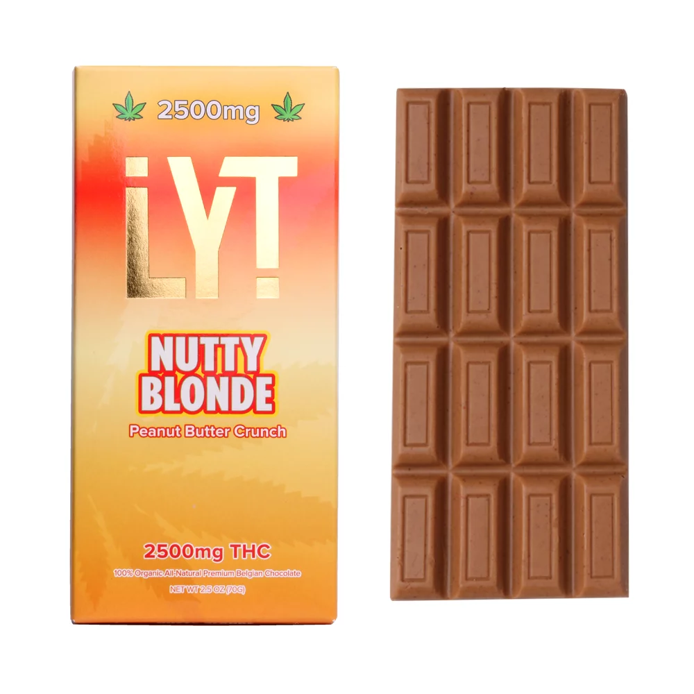 Buy LYT Nutty Blonde Chocolate Bar 2500mg Online
