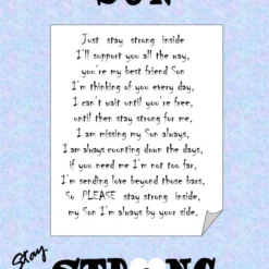 Son Stay Strong Poem K2 Spice Paper