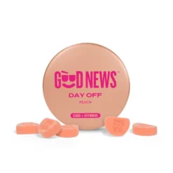 Day Off Peach Gummies with CBD