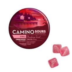 Kiva Camino Sours Strawberry Sunset 100mg