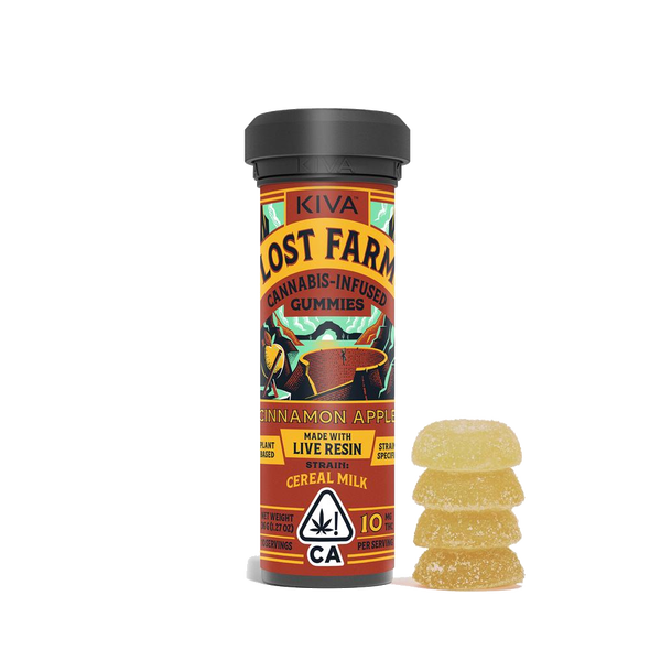 10mg Lost Farm ‘Cinnamon Apple x Cereal Milk’ Gummies 10mg Lost Farm ‘Cinnamon Apple x Cereal Milk’ Gummies