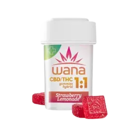 1:1 CBD THC Strawberry Lemonade Sour Gummies 1:1 CBD THC Strawberry Lemonade Sour Gummies